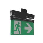 3-FASE NOODVERLICHTING MIRA ZWART, Ophalen of Verzenden