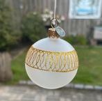 Prachtige kerstballen met gouden versieringen, Diversen, Kerst, Ophalen of Verzenden, Nieuw
