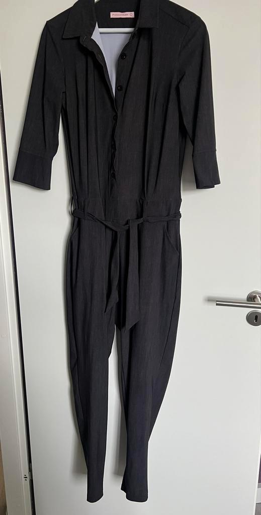Studio Anneloes Jumpsuit Maat L, Kleding | Dames, Jurken, Zo goed als nieuw, Maat 42/44 (L), Grijs, Onder de knie, Ophalen of Verzenden