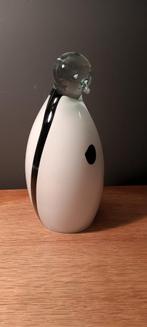 Loranto, glazen pinguïn van opaalglas, unica, Antiek en Kunst, Ophalen of Verzenden