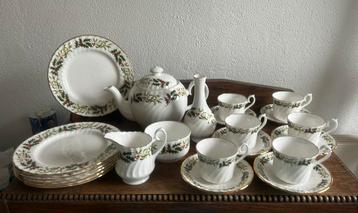 14-delig Royal Kendal kerstservies/theeservies setprijs: beschikbaar voor biedingen
