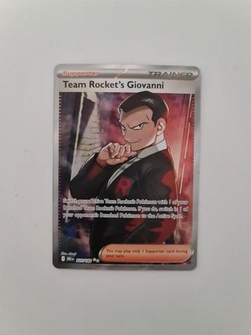 Team Rocket's Giovanni 225/182 - Pokemon Destined Rivals  beschikbaar voor biedingen