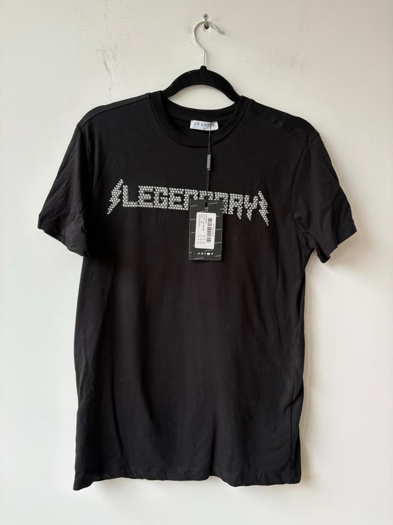 Loavies Zwart T-shirt Met Studs XS Nieuw, Zwart, Nieuw, Ophalen of Verzenden, Korte mouw