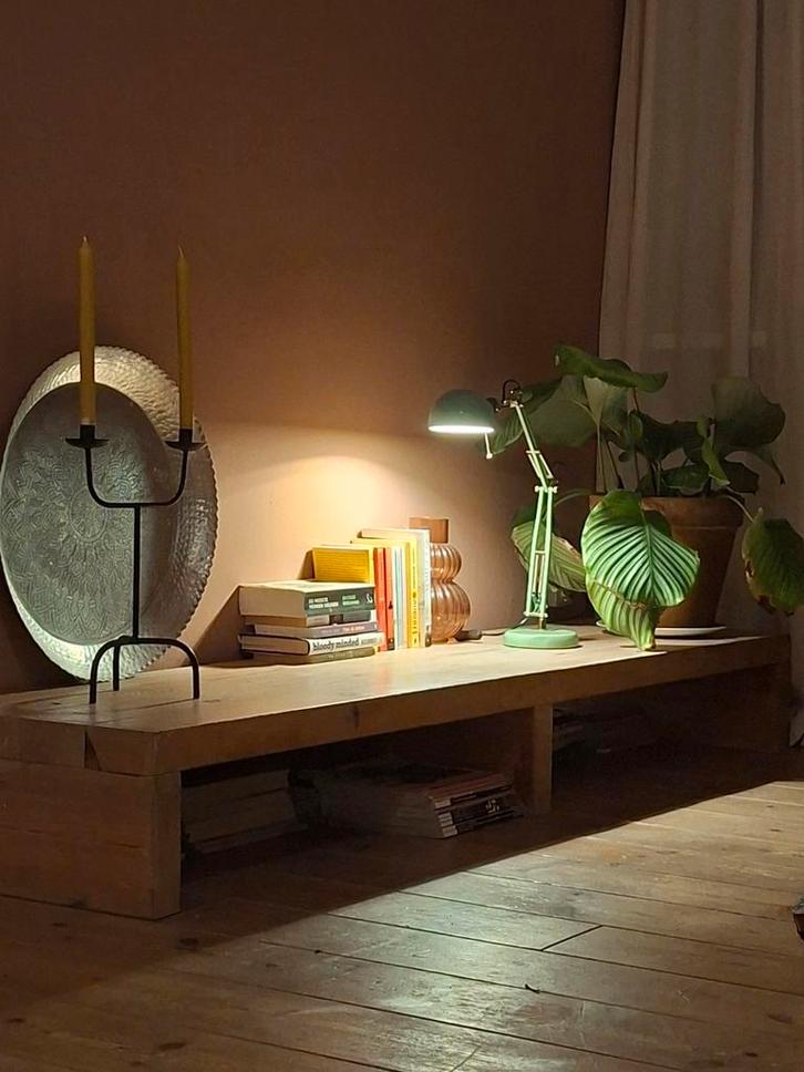 Lage kast, Huis en Inrichting, Kasten | Dressoirs, Gebruikt, 200 cm of meer, 25 tot 50 cm, Grenenhout, Ophalen of Verzenden