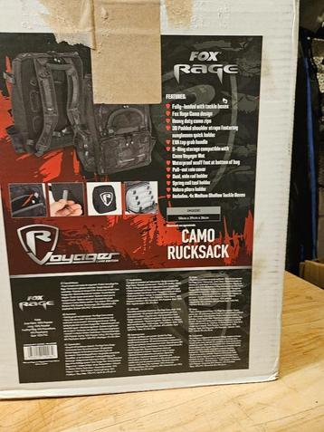 fox rage camo ruck sack beschikbaar voor biedingen