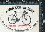 Sticker: Rijwiel Cash en Carry - Rotterdam, Verzenden, Zo goed als nieuw, Bedrijf of Vereniging