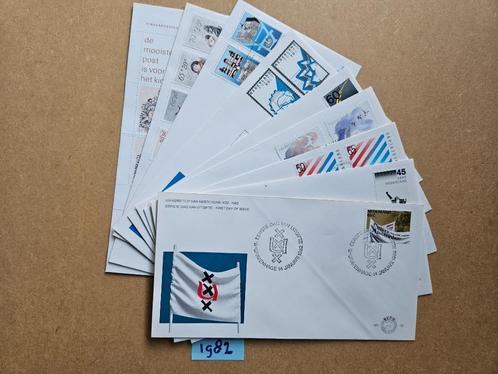 FDC JAAR 1982 - BIJNA COMPLEET - 9 EERSTE DAG ENVELOPPEN, Postzegels en Munten, Postzegels | Eerstedagenveloppen, Onbeschreven