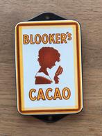 Blooker Cacao emaille reclamebord, Ophalen of Verzenden, Zo goed als nieuw, Reclamebord