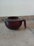 Tupperware magnetron microplus microcook 1.5 liter maatkan., Ophalen of Verzenden, Zo goed als nieuw, Rood, Beker of Kan