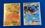 Pokemon kaarten Charizard EX en Blastoise EX Promo XY., Ophalen of Verzenden, Nieuw, Meerdere kaarten, Foil