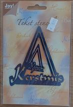 Joy! Crafts - 2 tekst stencils: Kerstmis / Nieuwj, Ophalen of Verzenden, Nieuw, Kerst, Pons of Mal