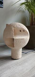 Vintage 70s lamp van steen beton waarschijnlijk Nederlands, Verzamelen, Retro, Ophalen of Verzenden, Huis en Inrichting