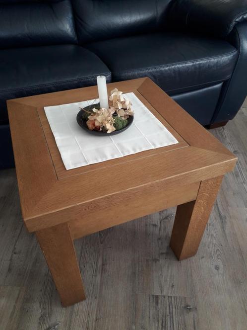Salon / bijzet tafel 49x49 degelijke kwaliteit, Huis en Inrichting, Tafels | Salontafels, Zo goed als nieuw, Minder dan 50 cm