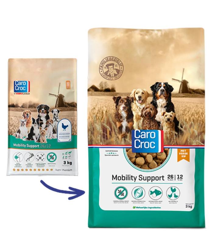 Carocroc Mobility Support 2x 12,5 kg nu €99,99, Dieren en Toebehoren, Dierenvoeding, Hond, Ophalen of Verzenden