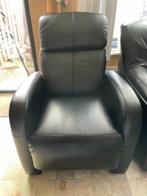 Relaxfauteuil zwart, Ophalen, Gebruikt, Minder dan 75 cm, 50 tot 75 cm