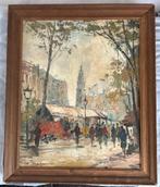 Stadsgezicht, Antiek en Kunst, Kunst | Schilderijen | Klassiek, Ophalen of Verzenden
