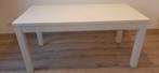 Witte MDF eettafel, Huis en Inrichting, Tafels | Eettafels, Ophalen, Gebruikt, 50 tot 100 cm, Vijf personen of meer
