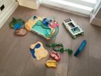 Playmobil zwembad, catamaran, glijbaan, bootjes en strand, Ophalen of Verzenden, Gebruikt, Los playmobil