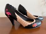 Retro pumps flamingo mt 41 van Dancing Days, Ophalen of Verzenden, Zo goed als nieuw, Zwart, Sneakers of Gympen