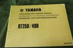 Yamaha DT250 DT400 1974 service manual supplement, Motoren, Ophalen of Verzenden, Yamaha