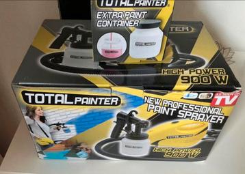 Nieuwe Total Painter Verfspuit + Extra Container beschikbaar voor biedingen