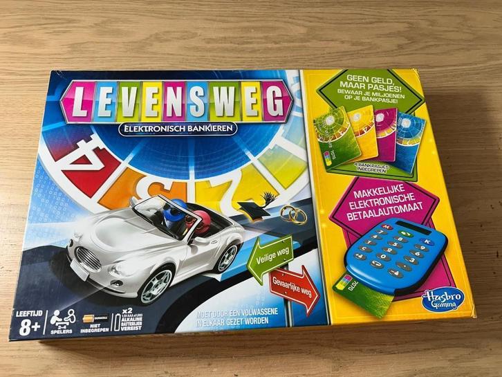 Levensweg Elektronisch Bankieren Bordspel, Hobby en Vrije tijd, Gezelschapsspellen | Bordspellen, Zo goed als nieuw, Ophalen of Verzenden