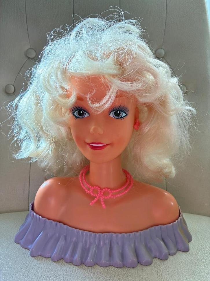 Mattel Barbie Opmaakpop Kaphoofd Kapkop, Kinderen en Baby's, Speelgoed | Poppen, Gebruikt, Barbie, Ophalen of Verzenden