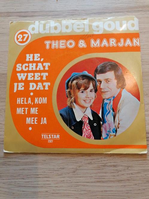 Theo en marjan/he schat weet je dat, Cd's en Dvd's, Vinyl | Nederlandstalig, Gebruikt, Levenslied of Smartlap, Overige formaten
