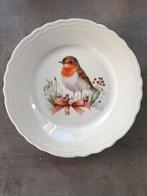 Prachtig wandbord met afbeelding van roodborstje, Ophalen of Verzenden