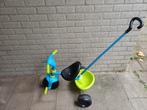 Smoby driewieler met duwstang, Ophalen, Zo goed als nieuw, Smoby, Duwstang
