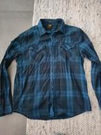 Lee western shirt medium flanel, Gedragen, Ophalen of Verzenden, Halswijdte 39/40 (M)