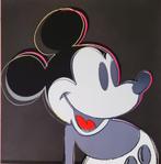 Andy Warhol - "Mickey Mouse" - Zeefdruk - Diamond Dust, Antiek en Kunst, Kunst | Litho's en Zeefdrukken, Ophalen of Verzenden