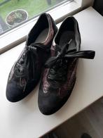 DLSPORT NIEUWSTAAT sneakers zwart met print mt 39, Nieuw, DL Sport, Sneakers of Gympen, Verzenden