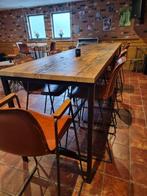 Prachtige hoge tafel / stamtafel - 350x85x110 cm, Ophalen of Verzenden, Gebruikt