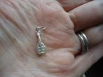 ienimini hangertje mandoline echt zilver, Sieraden, Tassen en Uiterlijk, Overige voorstellingen, Ophalen of Verzenden, Zo goed als nieuw