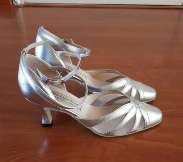 Leren Dansschoenen Werner Kern - zilverkleurig beschikbaar voor biedingen