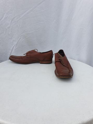 Nette bruine heren schoenen. mt 41. Merk Manfield beschikbaar voor biedingen