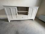 Nieuwstaat 'LOMMARP' TV Meubel /Wit-Lichtbeige /159*45*81CM, Ophalen, 150 tot 200 cm, Nieuw, Minder dan 100 cm