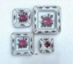 Vintage Nesting Ashtrays - Set van 4, Overige materialen, Gebruikt, Wit, Ophalen of Verzenden