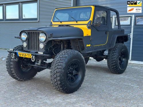Jeep Wrangler 4.0i Softtop - NAP - NETTE WRANGLER - COMPLEET, Auto's, Jeep, Bedrijf, Te koop, Wrangler, 4x4, Metallic lak, Open dak