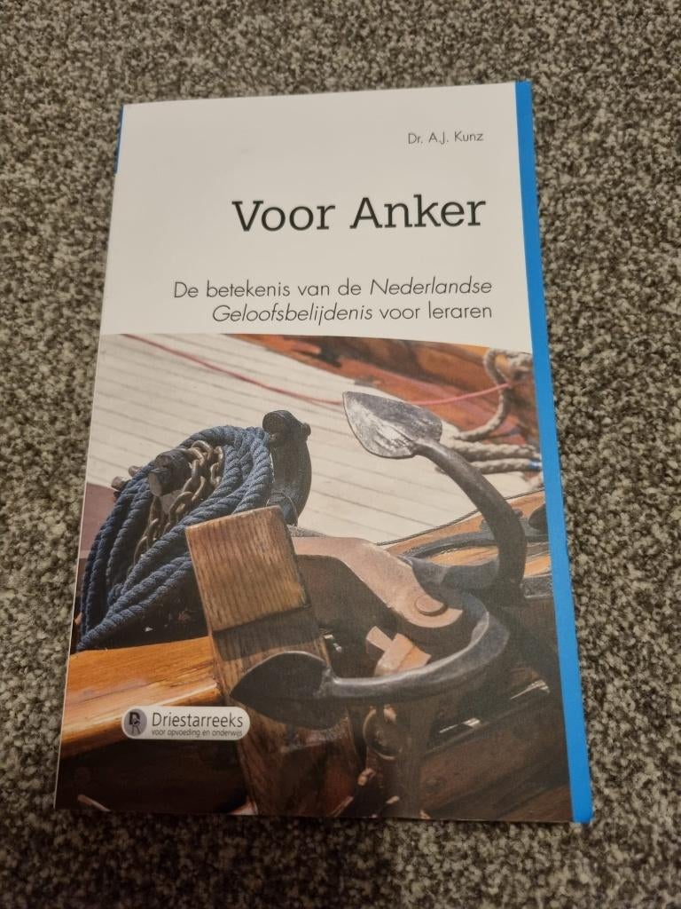 Boek Voor Anker door dr. A.J. Kunz ISBN 9789402902235, Ophalen of Verzenden, Gelezen