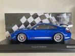 Porsche 911 GT3 RS 4.0 blauw 1:18 (nieuw), Verzenden, Nieuw, Auto, MiniChamps