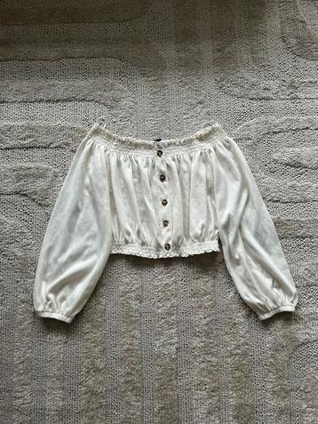 H&M offshoulder blouse maat S beschikbaar voor biedingen