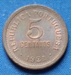 Portugal 5 centavos 1921 Km 569, Verzenden, Overige landen, Losse munt