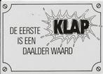 P87 gelopen ansichtkaart de eerste klap is een daalder waard, Verzamelen, Ophalen of Verzenden, 1980 tot heden, Gelopen