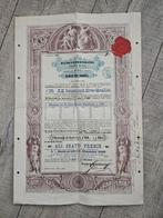 Bankvereeniging Grün € Co, bewijs aandeel 1878, postwissel, Ophalen of Verzenden, Aandeel