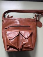 Saccoo Cognac Leren Schoudertas, Ophalen of Verzenden, Bruin, Schoudertasje