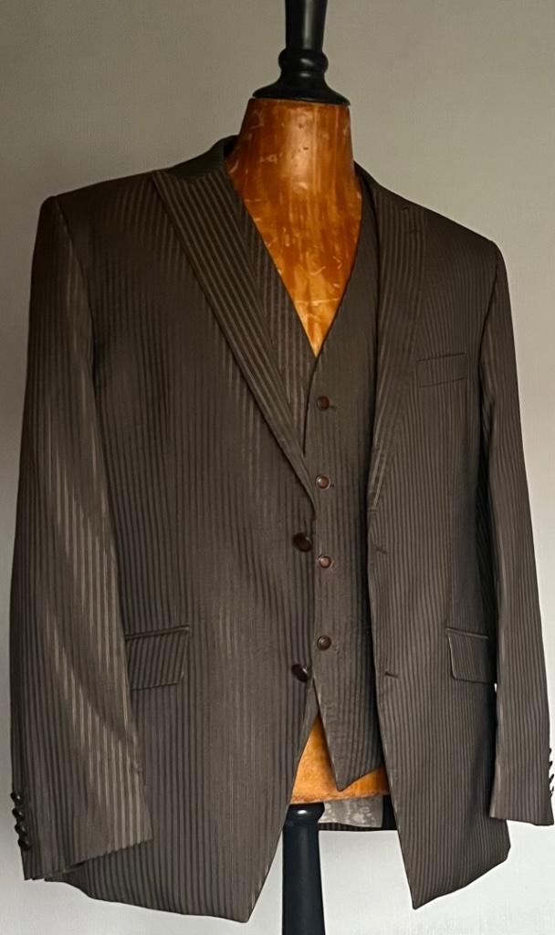 Immediate. 3 delig trouwpak/trouwkostuum. Mt 54., Kleding | Heren, Trouwkleding en Trouwaccessoires, Zo goed als nieuw, Trouwpak