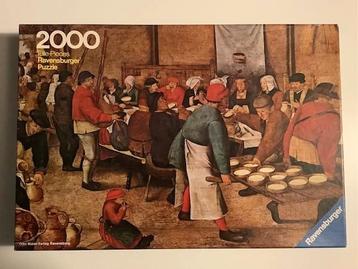 2000 stukjes De BOERENBRUILOFT VAN BRUEGHEL  beschikbaar voor biedingen