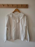 Vintage broderie blouse, maat M, Kleding | Dames, Blouses en Tunieken, Maat 38/40 (M), Wit, Ophalen of Verzenden, Vintage